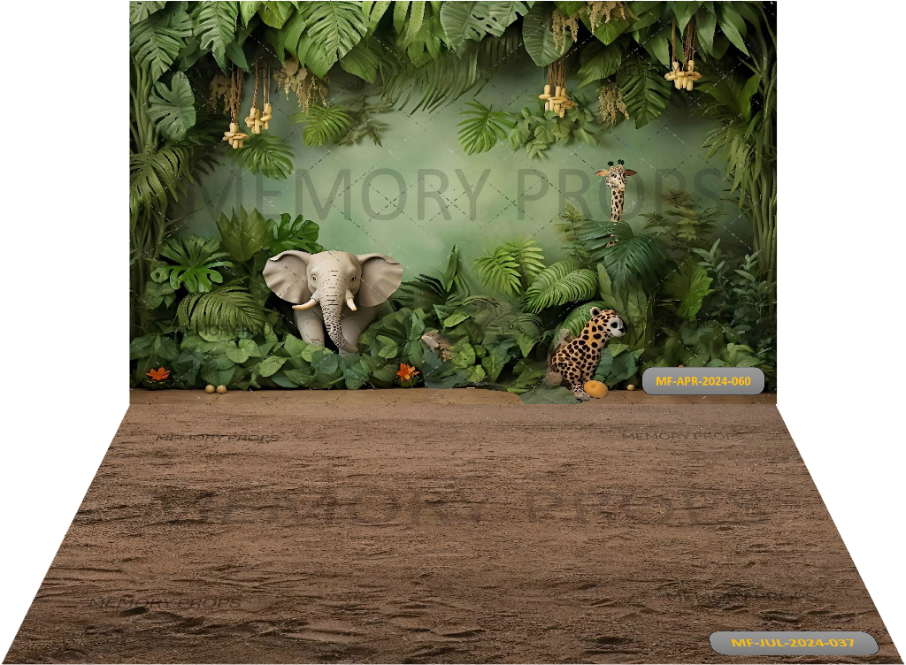 JUNGLE SAFARI THEME + SAND STONE TEXTURE BACKDROPS