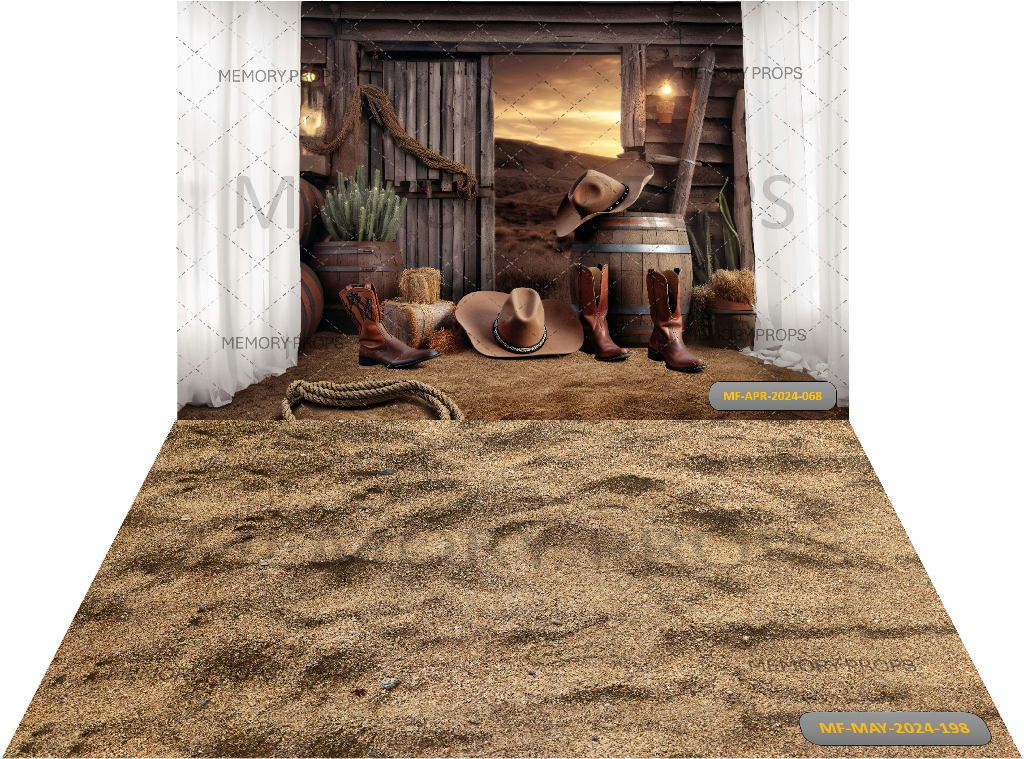 TWO BARRELS AND A HAT + CONSTRUCTION RIVER SAND TEXTURE BACKDROPS