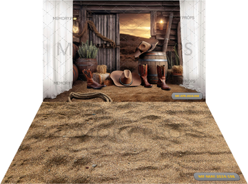 TWO BARRELS AND A HAT + CONSTRUCTION RIVER SAND TEXTURE BACKDROPS