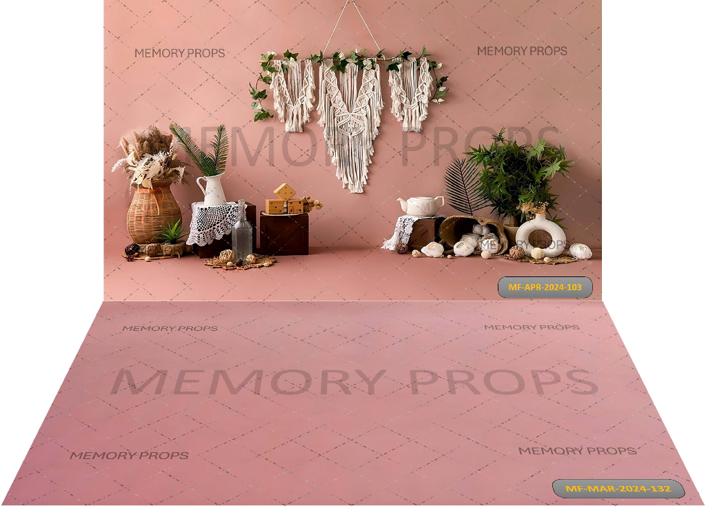 BOHO + PINK TEXTURE BACKDROPS