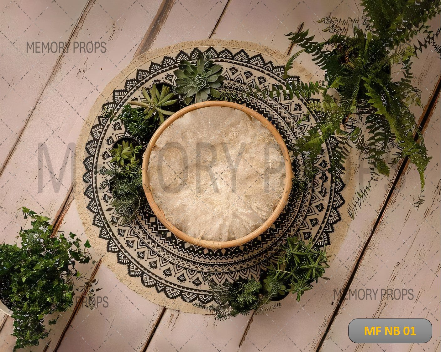 BLOSSOM TREE BASKET - NEW BORN BACKDROPS