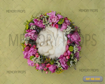 NATURAL GROWTH BASKET - NEW BORN BACKDROPS