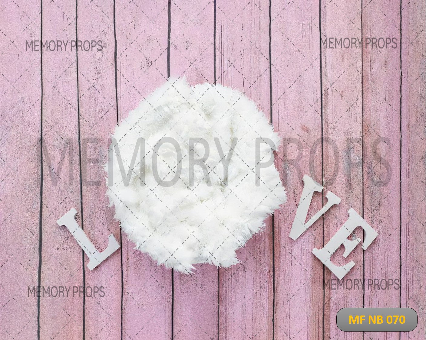 LOVE PINK WALL - NEW BORN BACKDROPS