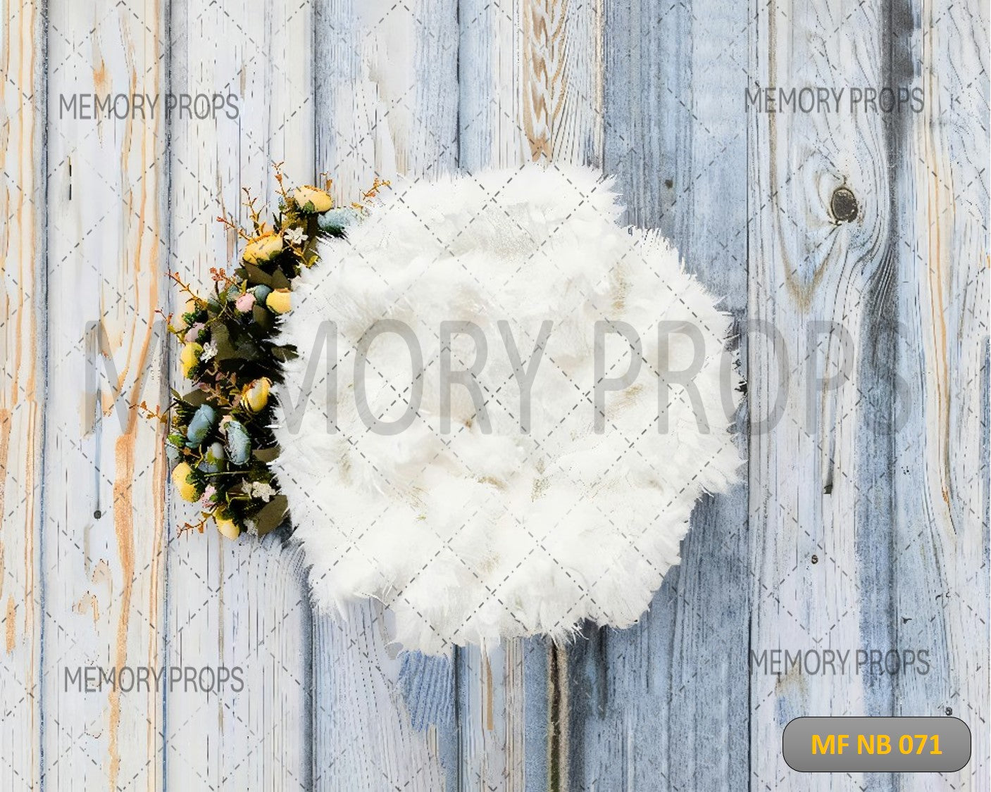 GREY BLUE WOODEN - NEW BORN BACKDROPS