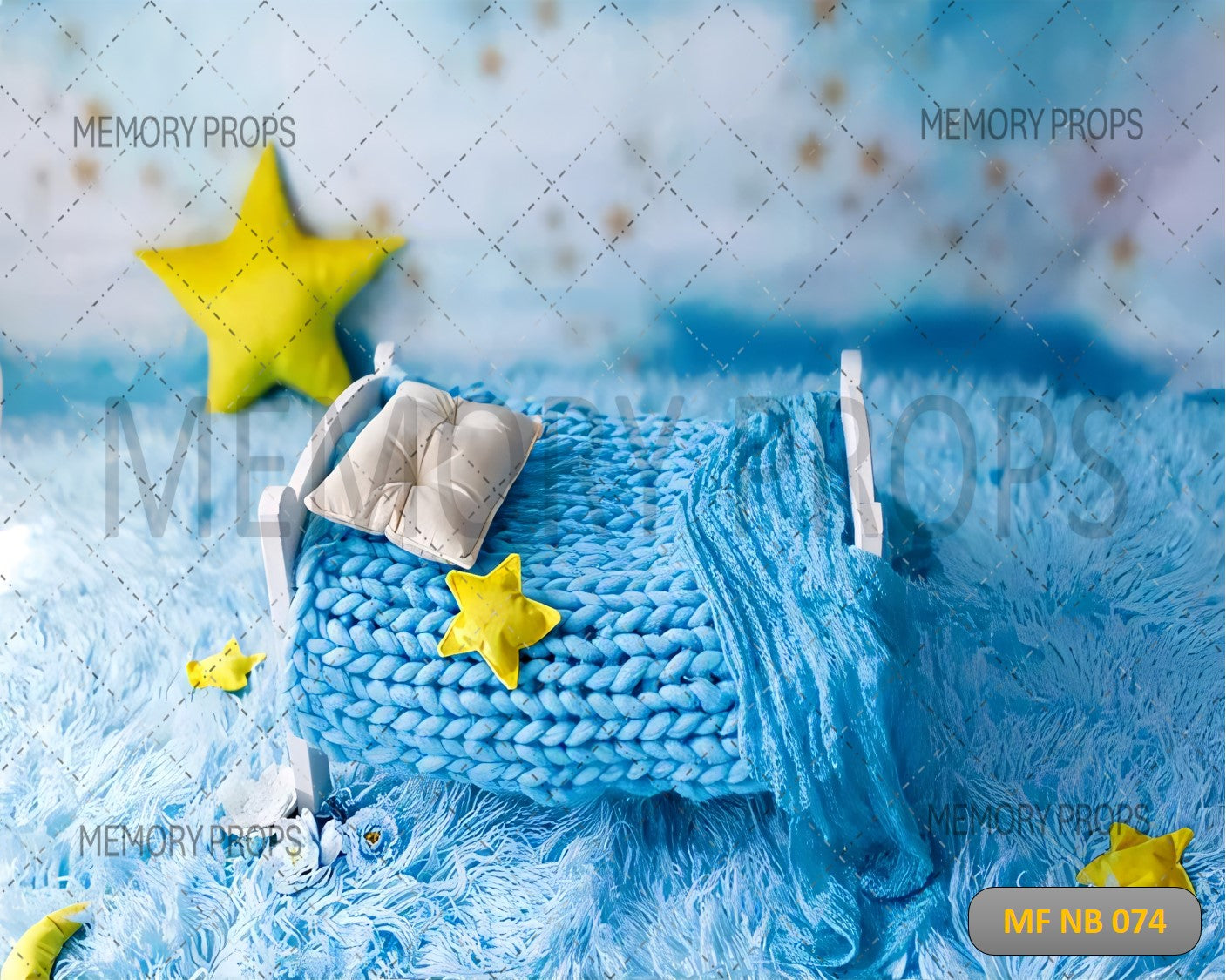 LITTLE STAR BED - NEW BORN BACKDROPS