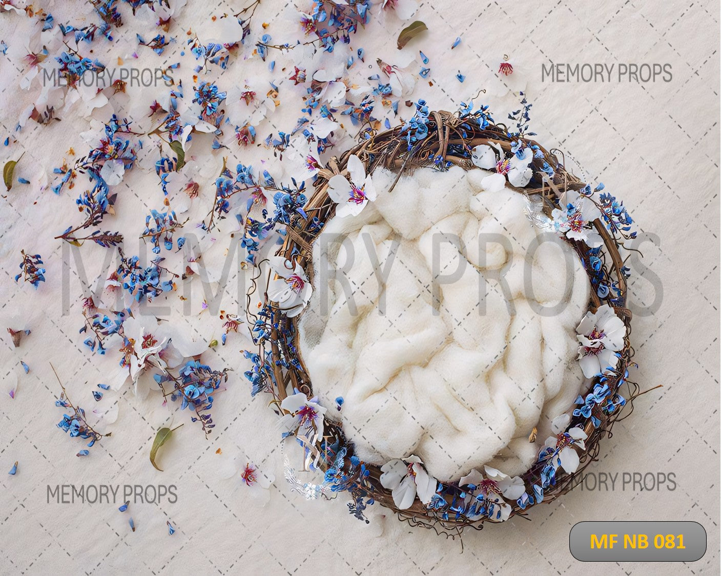 DELICATE BASKET OF DREAMS - NEW BORN BACKDROPS